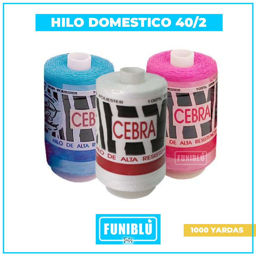 HILO DOMESTICO CEBRA 40/2 1000 YARDAS1