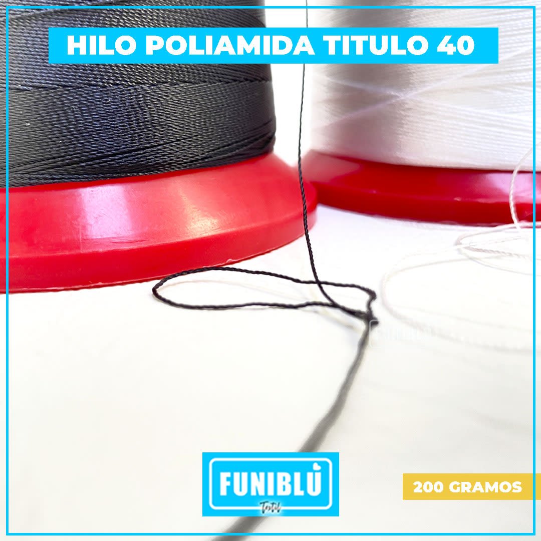HILO NYLON POLIAMIDA SAMURAI TITULO 40 - 200Gr2