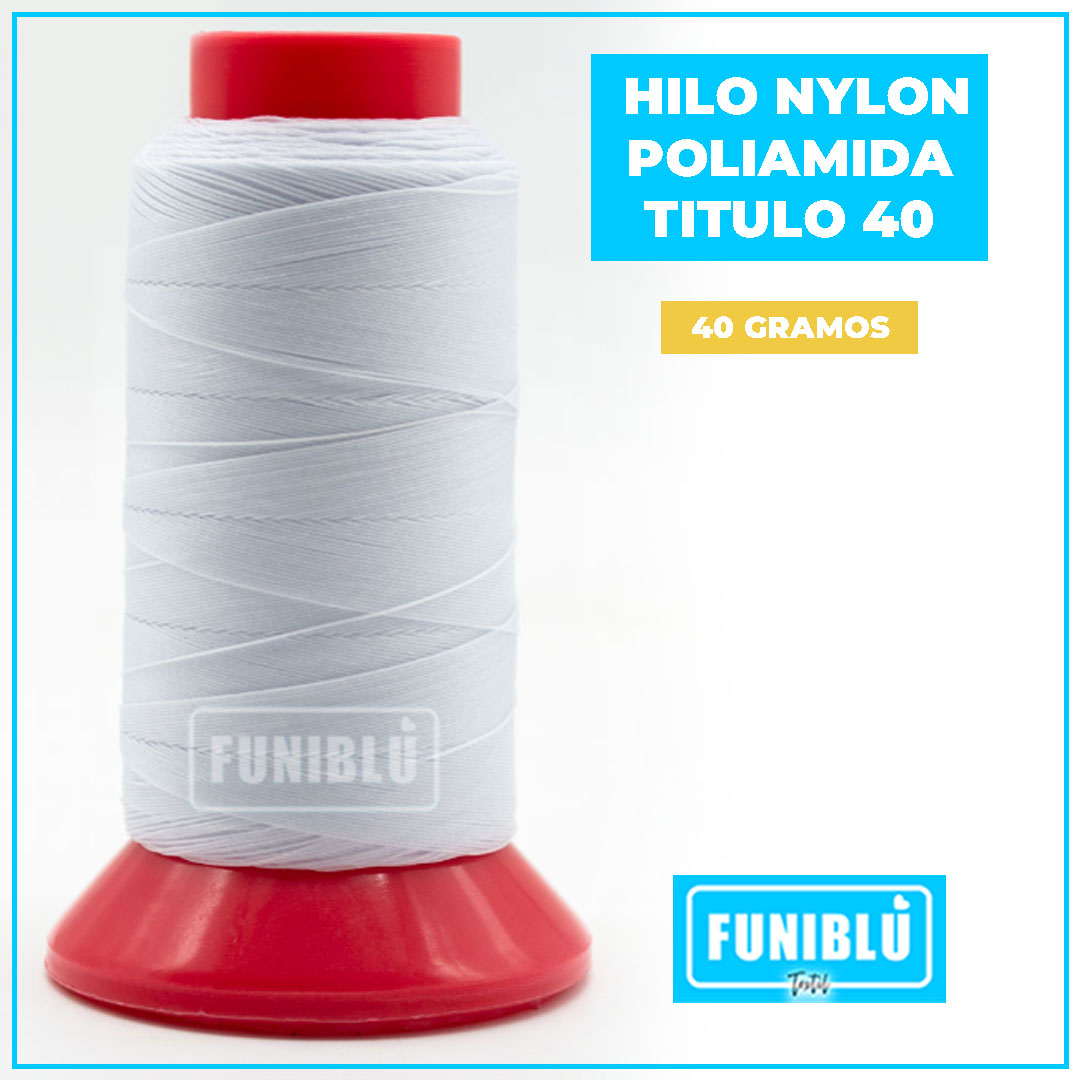 HILO NYLON POLIAMIDA SAMURAI TITULO 40 - 40Gr1