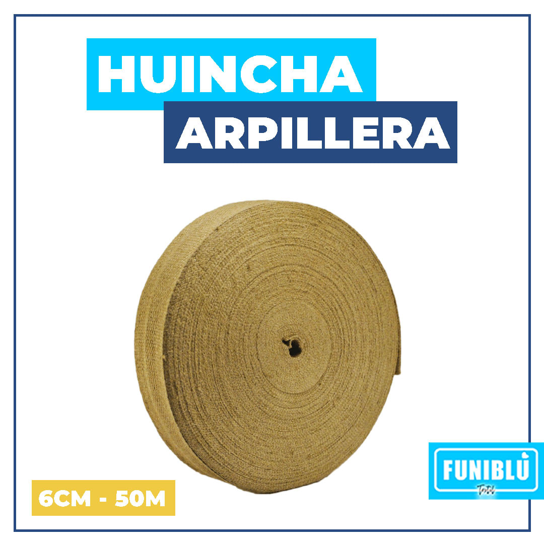 HUINCHA ARPILLERA 6CM POR ROLLO 66M1