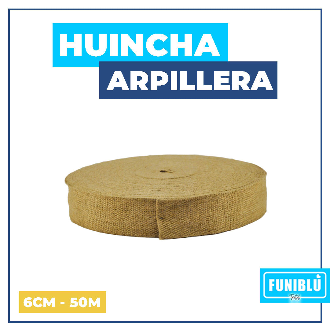 HUINCHA ARPILLERA 6CM POR METRO2