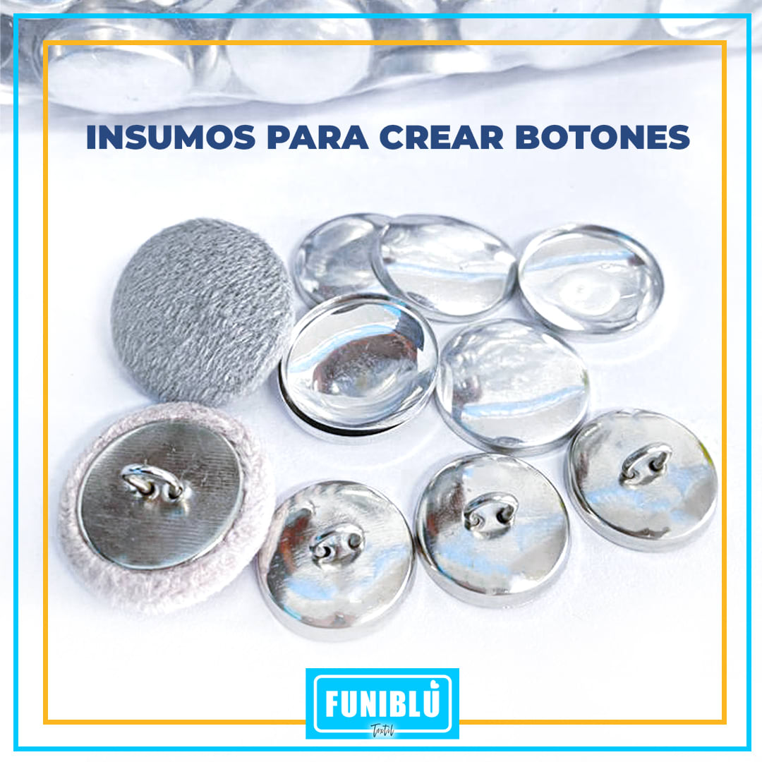 LATAS PARA BOTONES PACK 100 UND2
