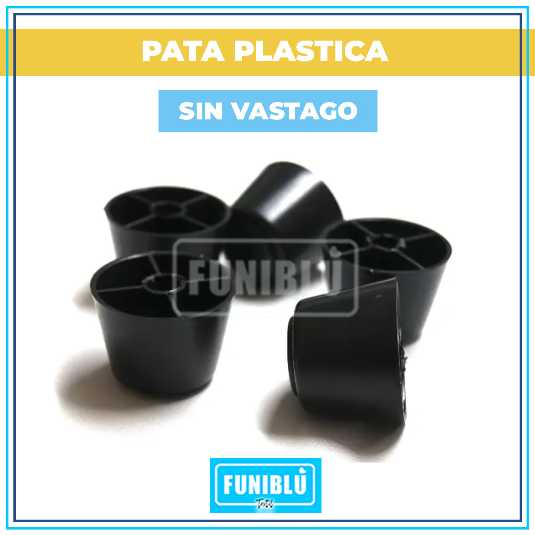 PATA PLASTICA SIN VASTAGO 4CM1