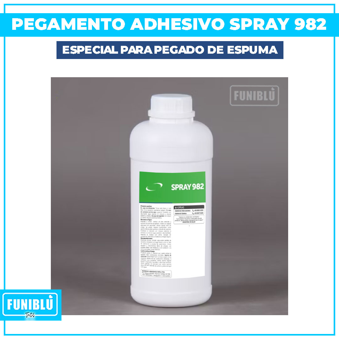 PEGAMENTO ADHESIVO 982 PATEL APLICACIÓN SPRAY1