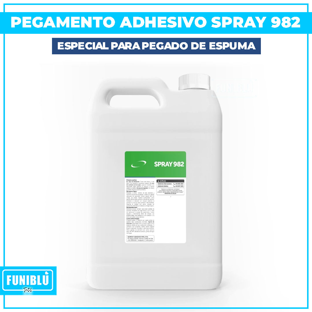 PEGAMENTO ADHESIVO 982 PATEL APLICACIÓN SPRAY2
