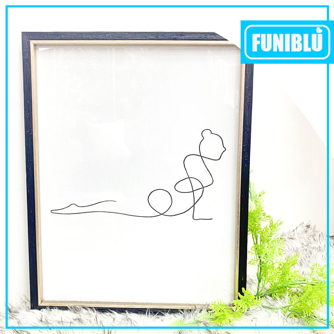 SET CUADROS SILUETA 35,5x46cm2