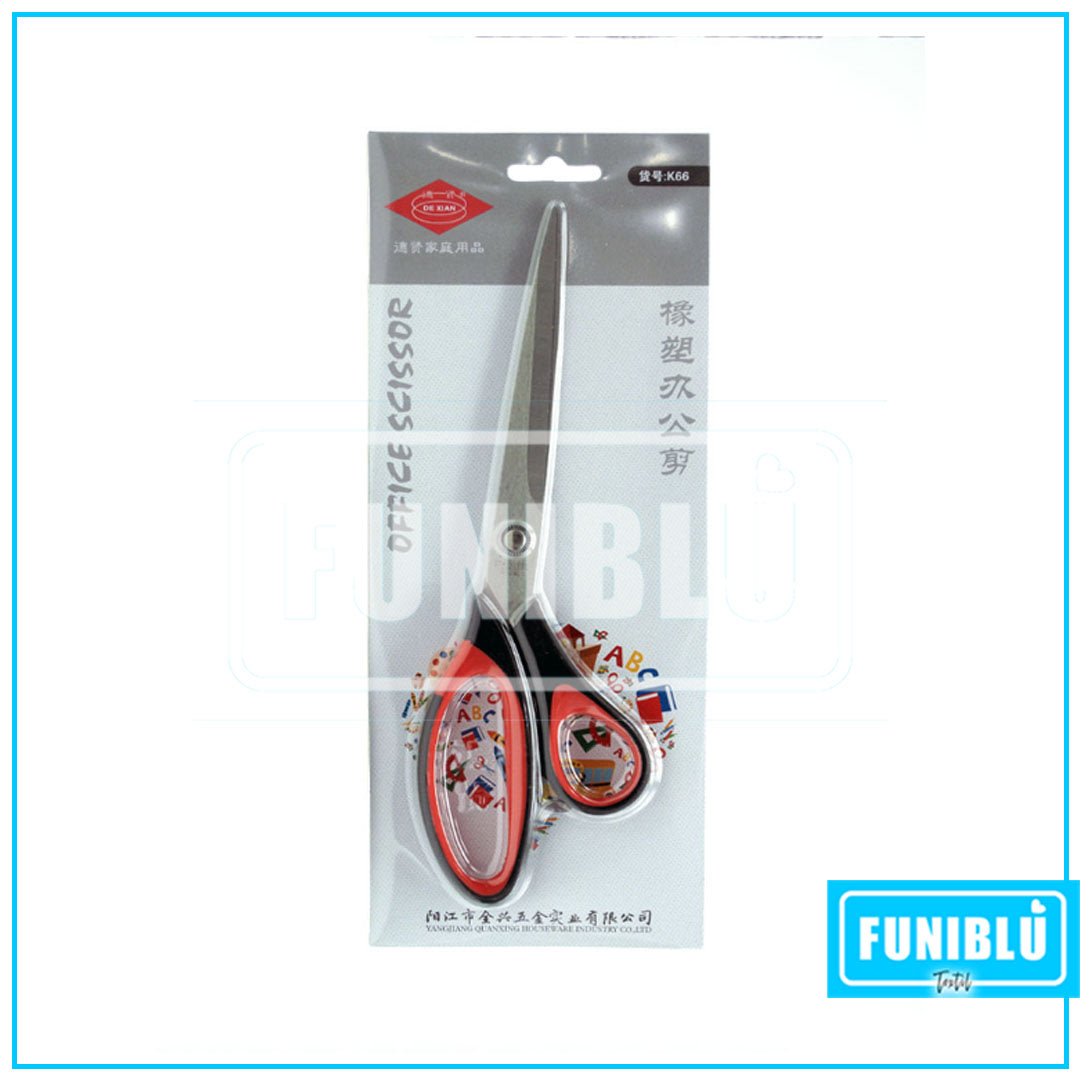 TIJERA K66 23CM MANGO PLASTICO2