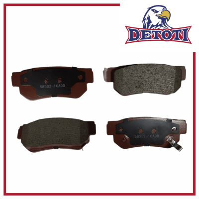 PASTILLA DE FRENO TRASERA HYUNDAI SANTA FE 2005-2010 DETOTI