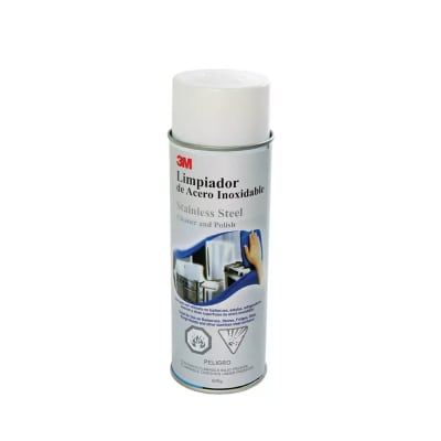 LIMPIA METAL PULIDOR 3M ACERO INOXIDABLE AEROSOL
