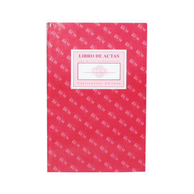 LIBRO DE ACTAS COMPOSICION 200 HOJAS