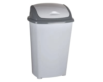 BASURERO TAPA VAIVEN 60 LITROS