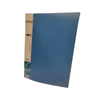 CARPETA PLASTICA A4 CON 20 LAMINAS PLASTICAS