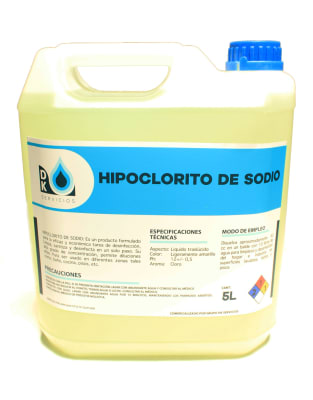 CLORO HIPOCLORITO DE SODIO DE 3% GDK1