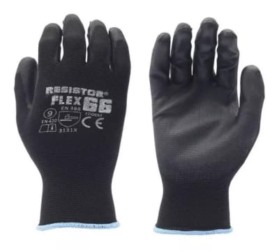 PAR GUANTES MULTIFLEX PU NEGRO