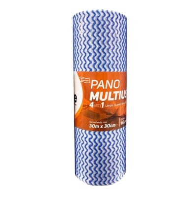 PAÑO MULTIUSO PREPICADO ROLLO 30X50CM AZUL