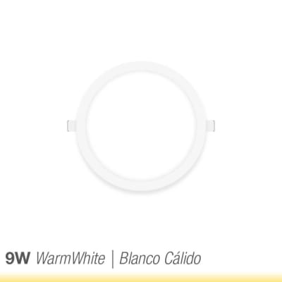 PANEL EMBUTIDO REDONDO 9W 