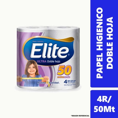 PAPEL HIGIENICO DOBLE HOJA ELITE 