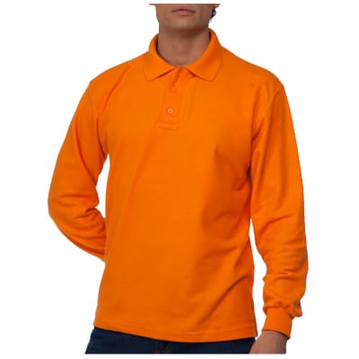 POLERA PIQUE MANGA LARGA 1