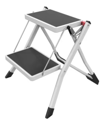 ESCALERA MULTIUSO PLEGABLE 2 PELDAÑOS