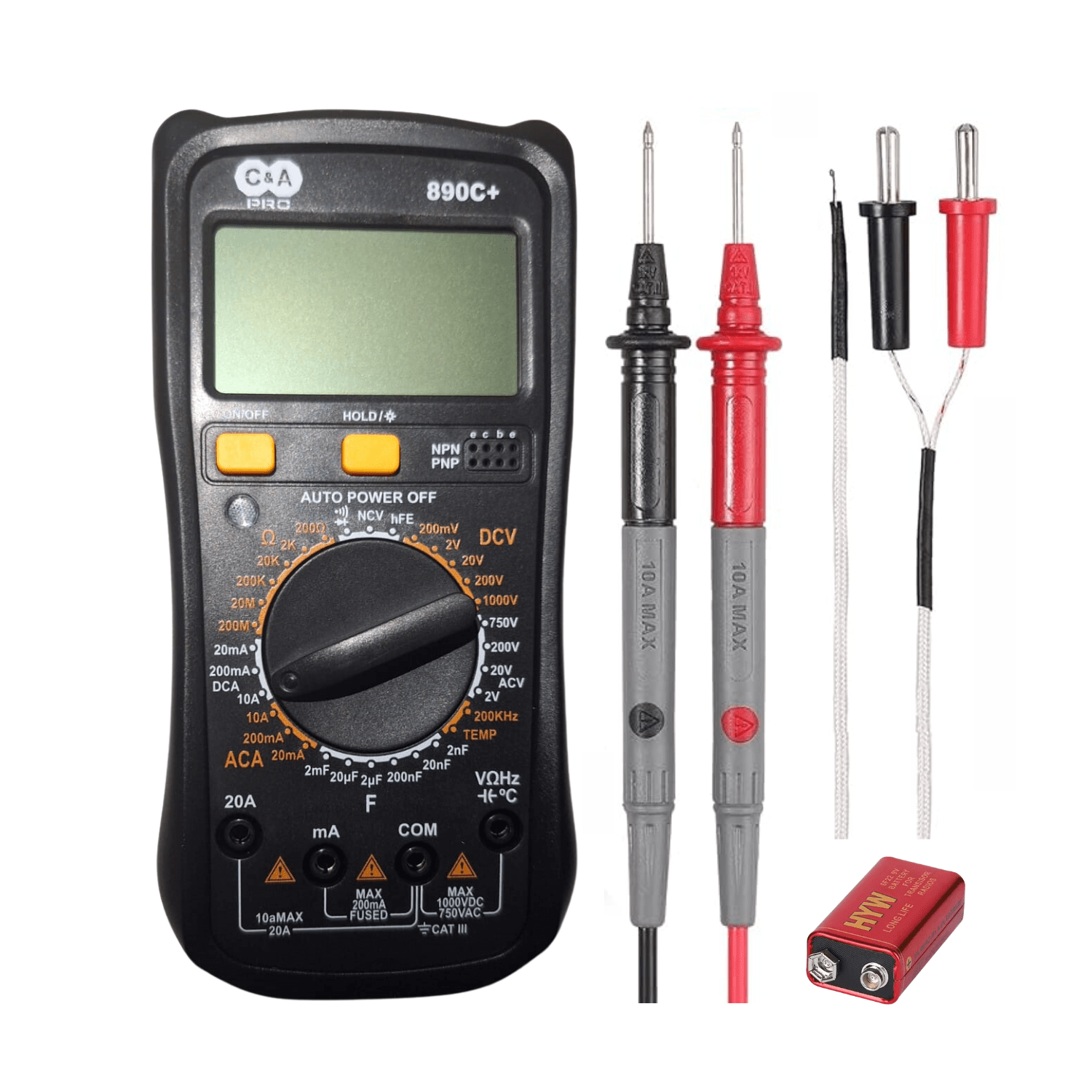 Multímetro digital profesional C&A | Ferremax