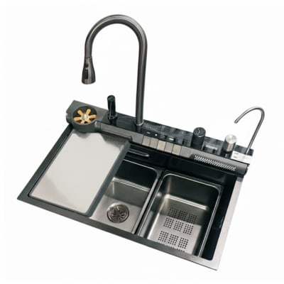 Lavadero de cocina multifuncional Smart BAHIA-7545 Fratelli1