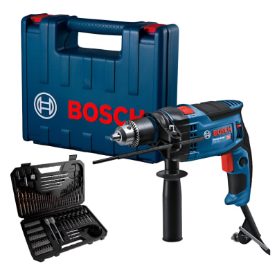 Taladro Percutor GSB 16 RE + Set 103 Pzas Bosch