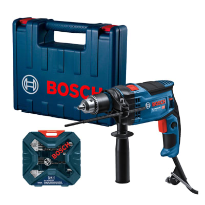 Taladro percutor 850w + 34 accesorios Bosch GSB 16 RE1