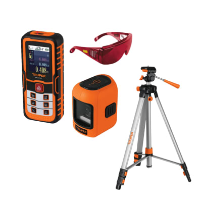 Nivel laser10m + Medidor Laser100m + Tripode + Lentes Truper