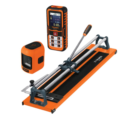 Cortador de mayolica 60cm + Medidor100m + Nivel Laser Truper1