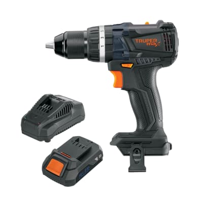 Taladro Percutor 20V + 1 bateria 2ah + 1 carg Truper Max