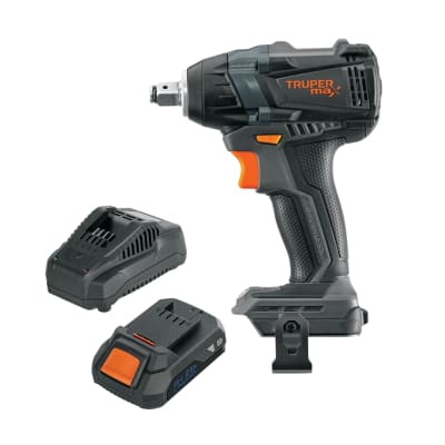 Llave de impacto 20V + 1 bateria 2ah + 1 carg Truper Max