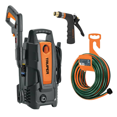Hidrolavadora 1500psi + Kit de Riego 10m Truper1