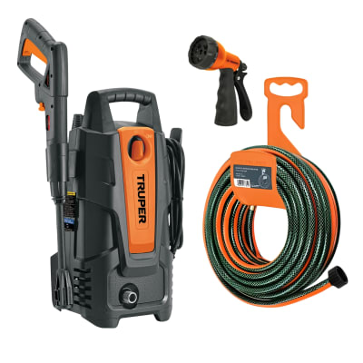 Hidrolavadora 1500 psi + manguera 10m + pistola Truper