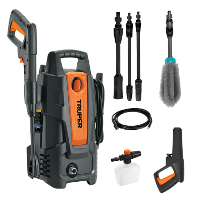 Combo Hidrolavadora 1500Psi +escobilla para lavar llantas Total