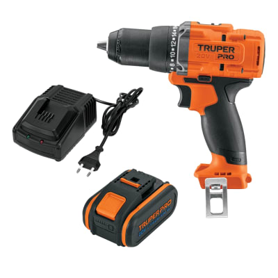 Taladro Atornillador 20V + 1 Bateria 4Ah + Cargador Truper1