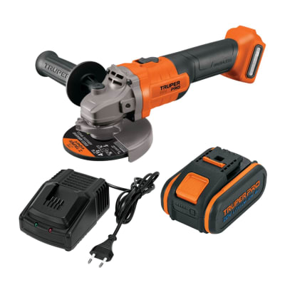 Amoladora 4 1/2 20V + 1 Bateria 4ah + Cargador Truper1