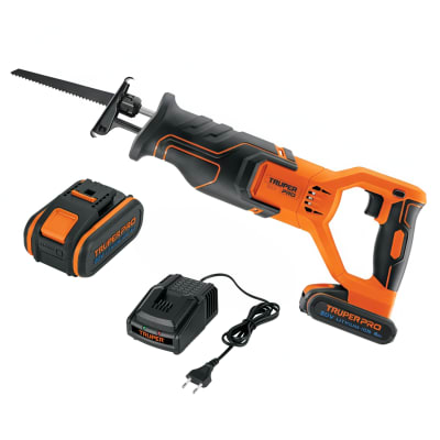 Sierra Sable 20V + 2 Baterias 4Ah + Cargador Truper1