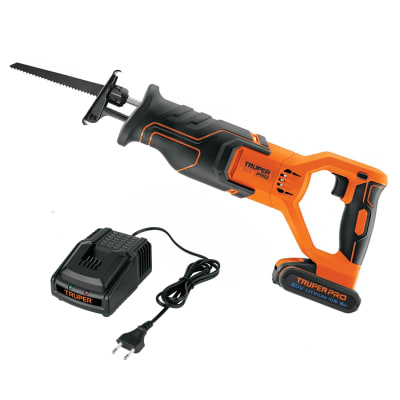 Sierra Sable 20V + 1 Bateria 4Ah + Cargador Truper