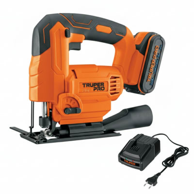 Sierra Caladora 20V + 1 Bateria 2Ah + Cargador Truper1