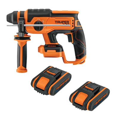 Rotomartillo sds plus 20v + 2 Bat de ion litio 2ah Truper