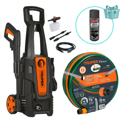 Hidrolavadora Electrica 1800PSI + Manguera 1/2