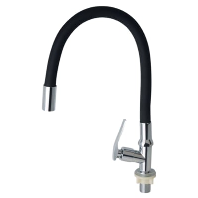Llave Caño para Mueble Flexible Negro C&A
