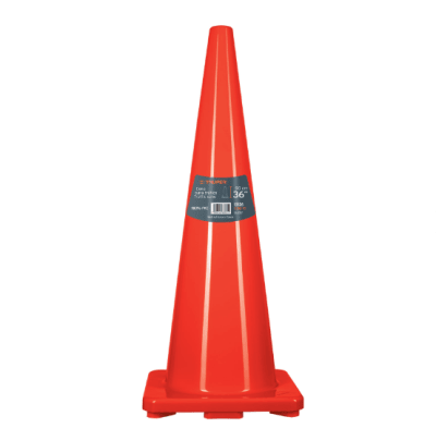 Cono de precaución de 90 cm de pvc truper1