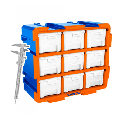 Calibrador Vernier 6'' Truper+ Organizador 4 Gavetas Wadfow