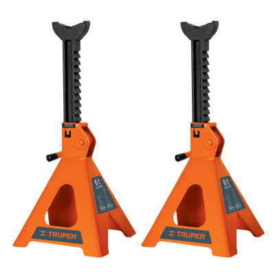 Caballete de 6 toneladas 2 piezas torre para auto Truper1