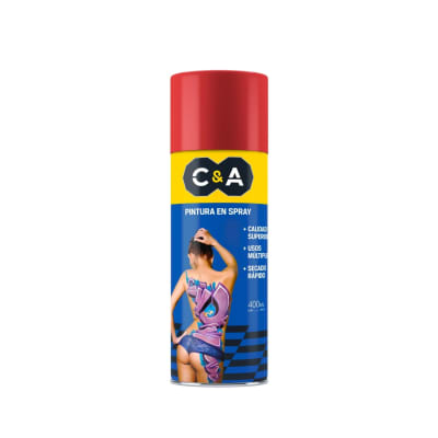 Pintura Spray Rojo Fuego C&A1