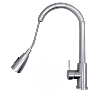 Grifo Ganso Retráctil Mezcladora Monocomando Valmax