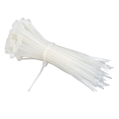 Precinto seguridad plastico blanco cintillo 3.6mm (Paquete por 50 unidades) Home Light