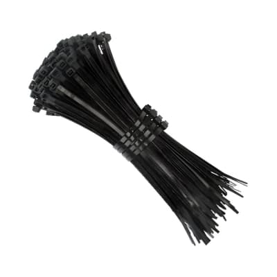 Precinto Plástico de seguridad negro 3.6mmx 400mm pack de 25 Unidades