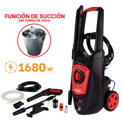 Hidrolavadora Electrica 1680W Makute con funcion de Succion
